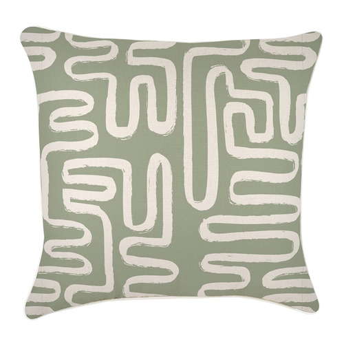 Maze Piped Indoor/Outdoor Cushion