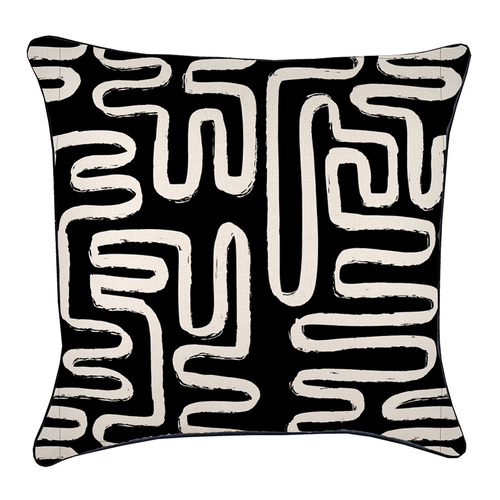 Maze Piped Indoor/Outdoor Cushion