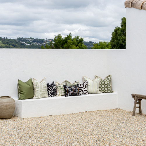 Piped Indoor/Outdoor Cushion
