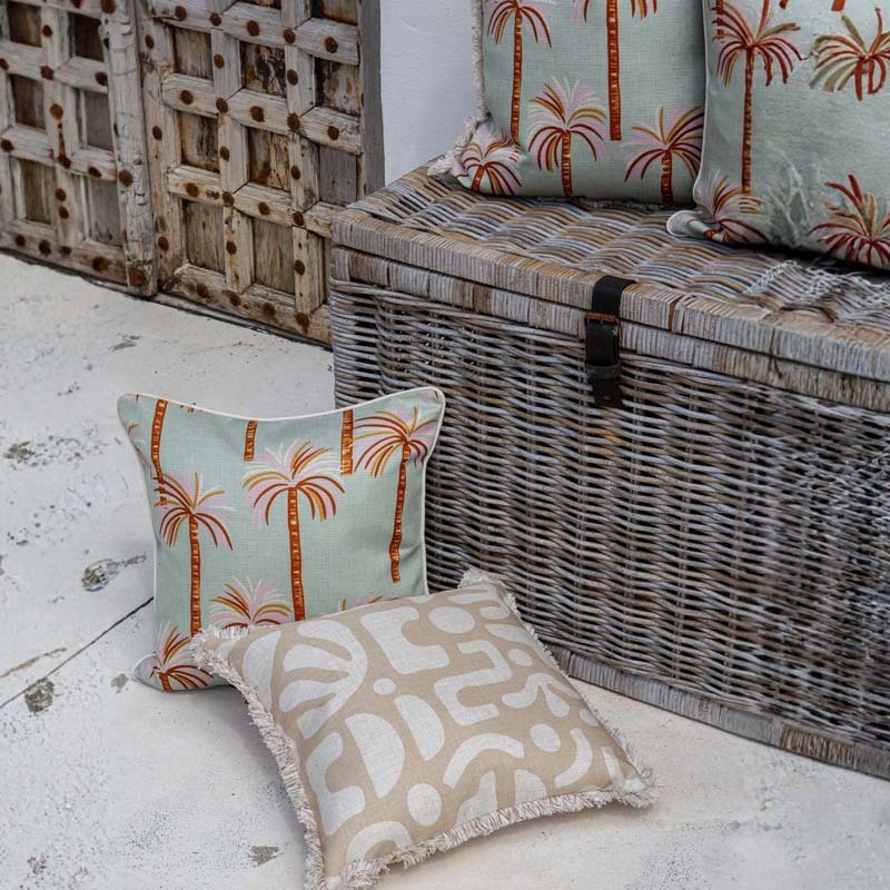 Teal Oasis Seafoam Cushion Cover
