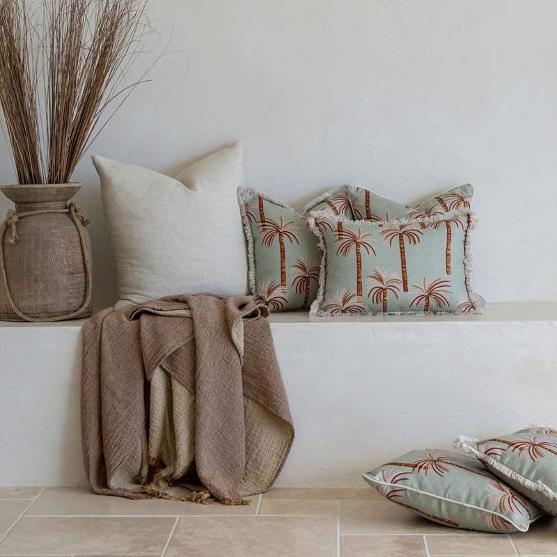 Rectangular Oasis Seafoam Cushion Cover