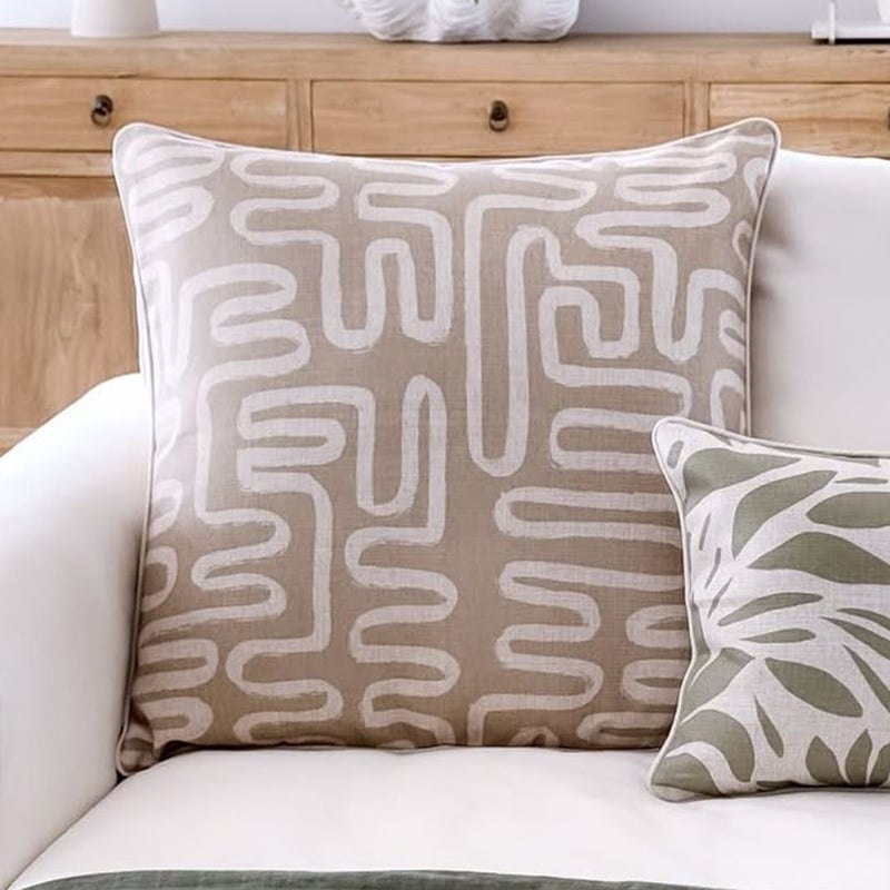 Maze Piped Cushion