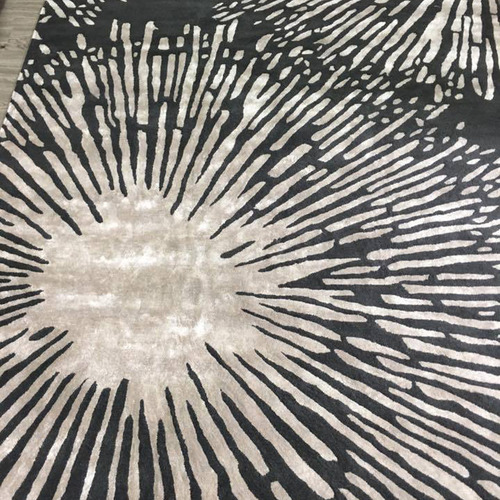 Harlequin Shore Hand-Tufted Truffle Slate Rug