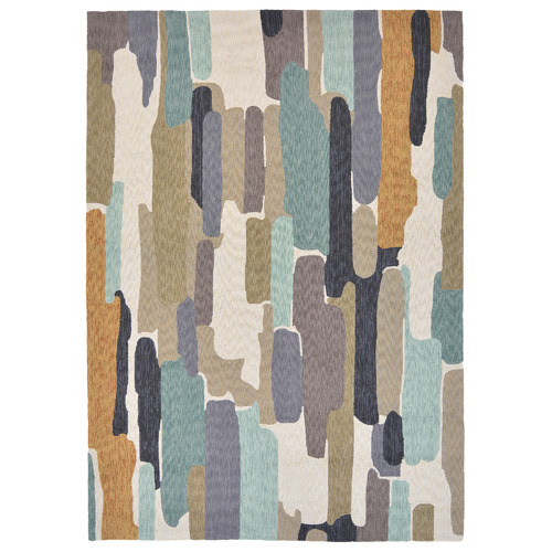 Sea Glass Trattino Outdoor Rug