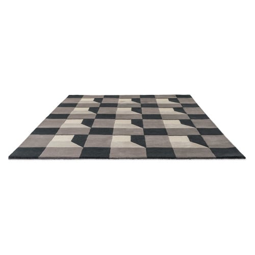 Slate Blocks Hand-Tufted Pure New Wool Rug
