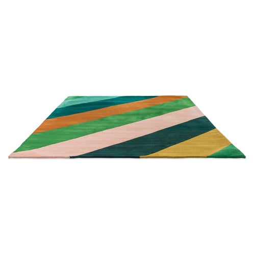 Harsr Striped Hand-Tufted Pure New Wool Rug