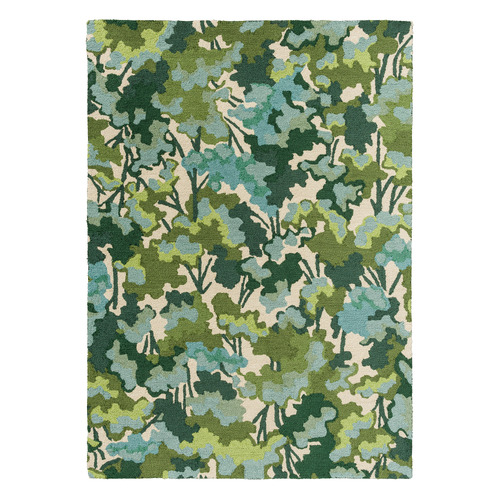 Green Tree Tops Outdoor Rug