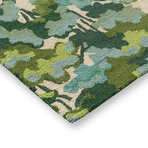 Green Tree Tops Outdoor Rug