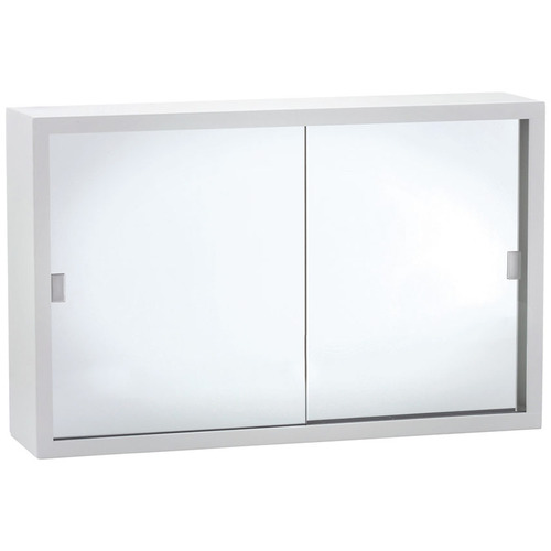 Fienza Bevel 2 Panel Glass Mirror Bathroom The Build by Temple & ster