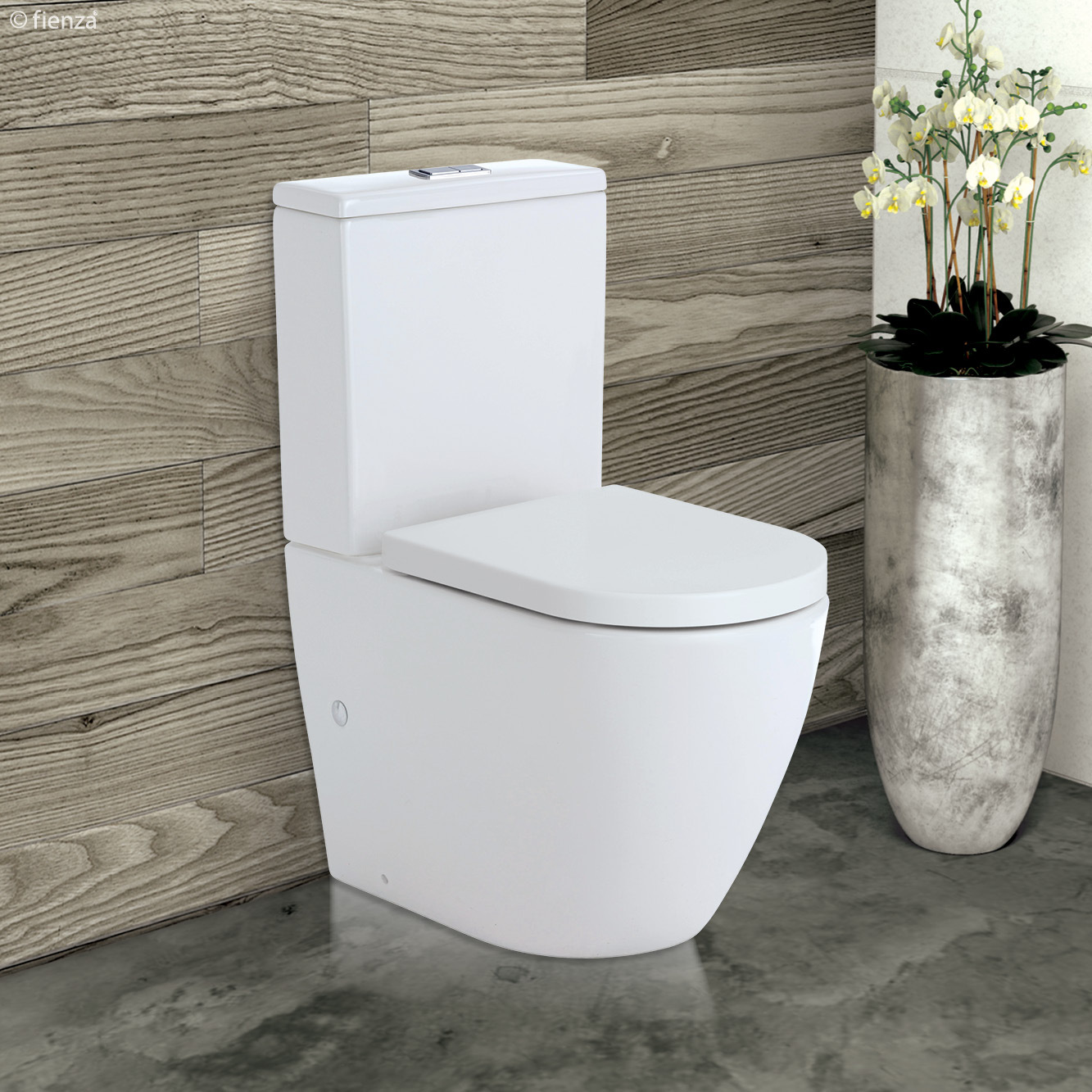 Koko Ceramic Back-To-Wall Toilet Suite
