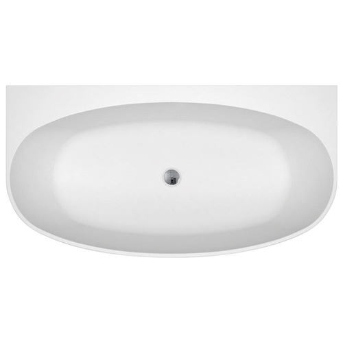 Keeto Acrylic Back-to-Wall Bath