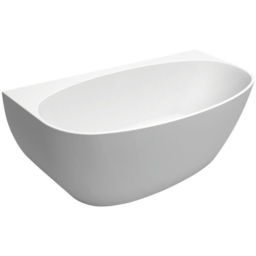 Keeto Acrylic Back-to-Wall Bath