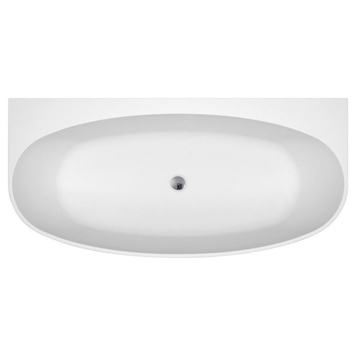 Keeto Acrylic Back-to-Wall Bath