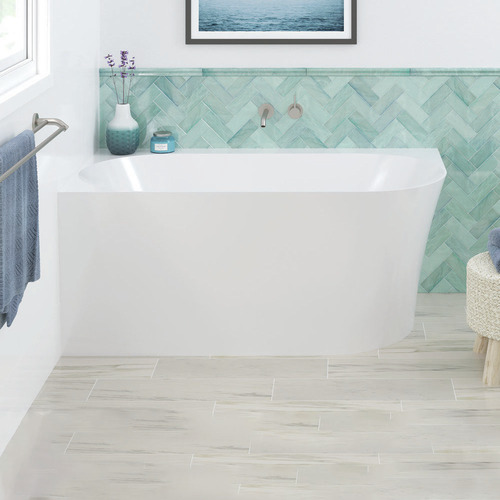 Chloe Acrylic Right-Hand Corner Bath