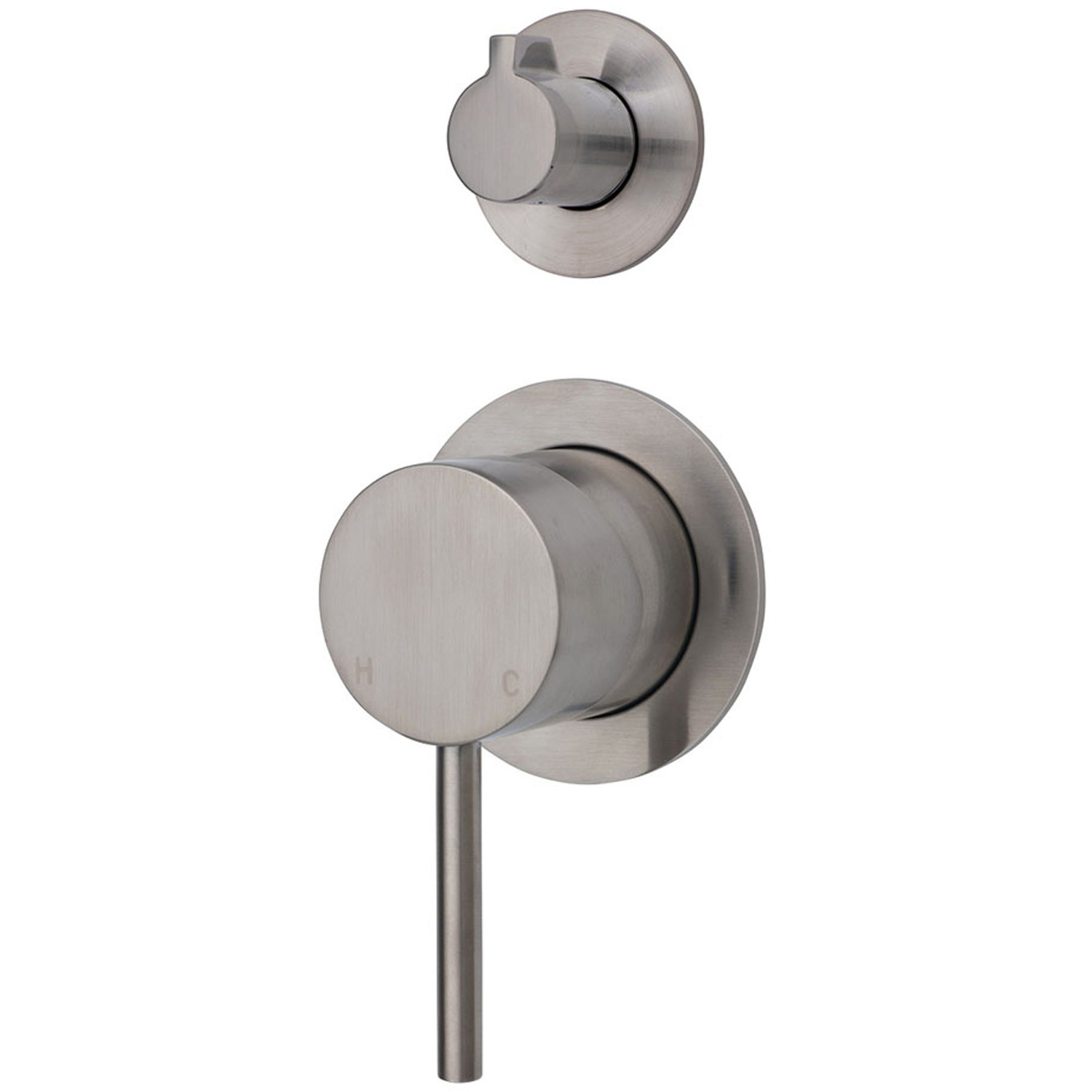 2 Piece Kaya Brass Diverter & Wall Mixer Set