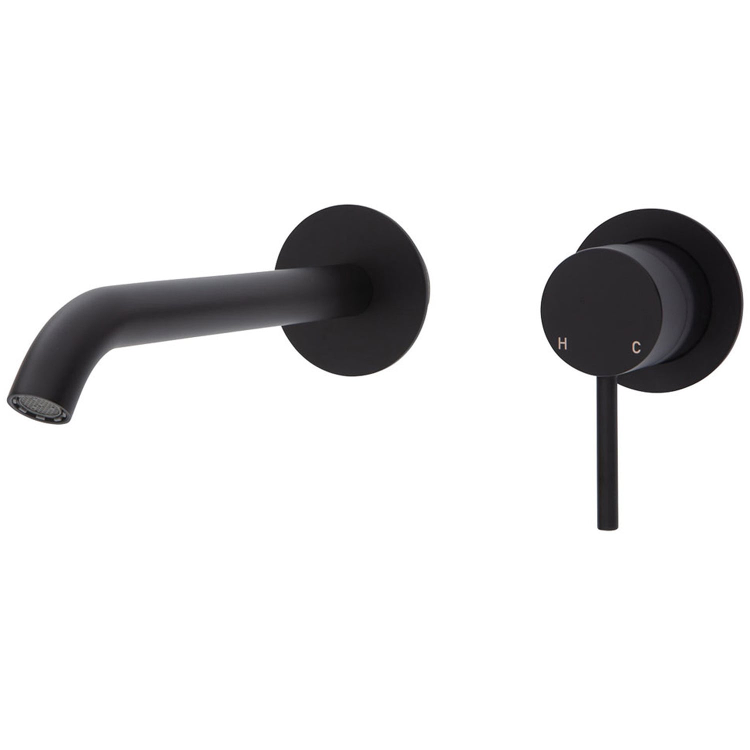 2 Piece Kaya Brass Spout & Wall Mixer Set