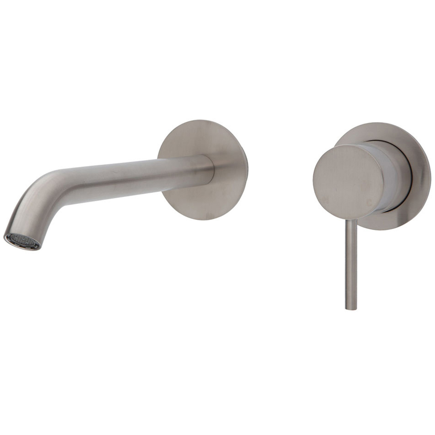 2 Piece Kaya Brass Spout & Wall Mixer Set