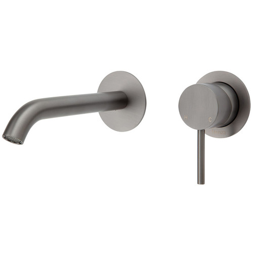 2 Piece Kaya Brass Spout & Wall Mixer Set