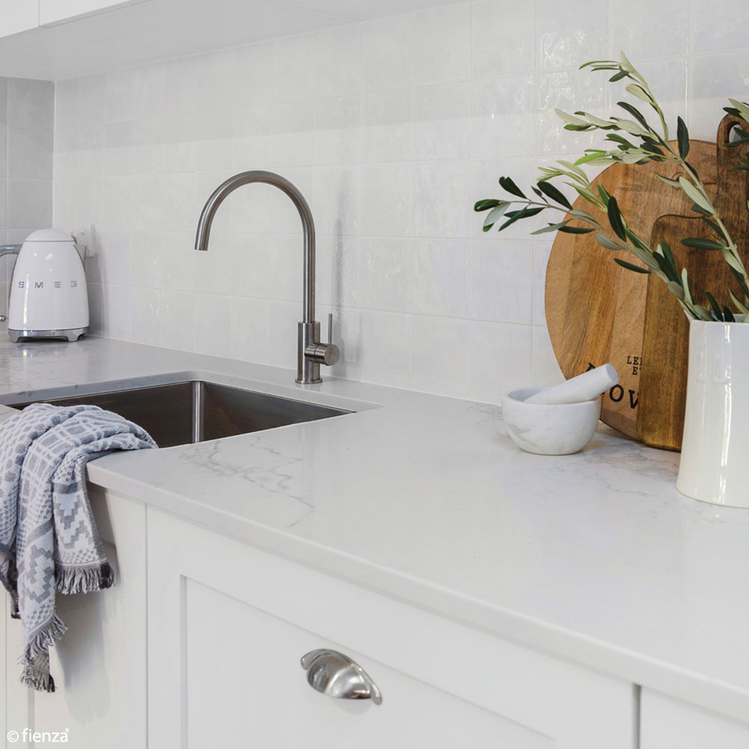 Kaya Gooseneck Brass Sink Mixer Tap