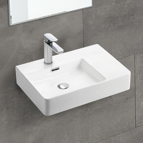 Petra Ceramic Wall Mounted Basin | Temple & Webster