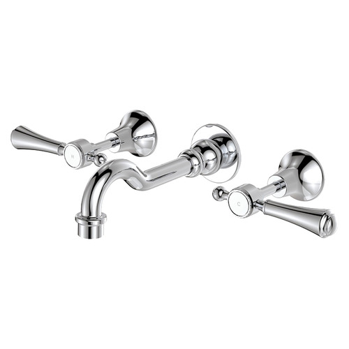 3 Piece Lillian Lever Basin Spout & Mixer Tap Set