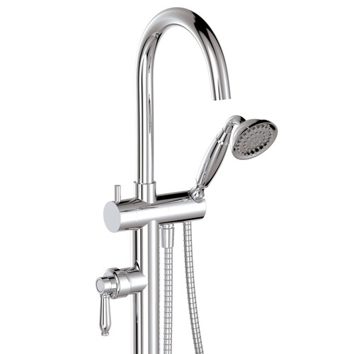 5 Piece Brass Hand-Held Shower Head & Mixer Tap Set