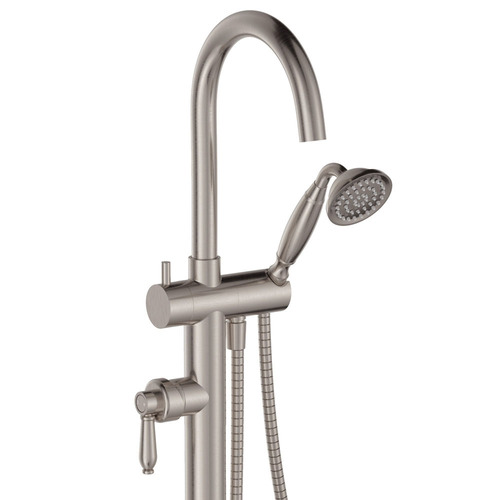 5 Piece Brass Hand-Held Shower Head & Mixer Tap Set
