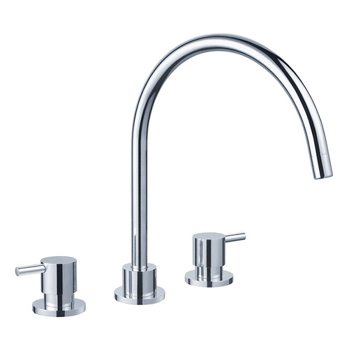 Isabella Gooseneck Kitchen Spout & Mixer Tap Set Temple & ster