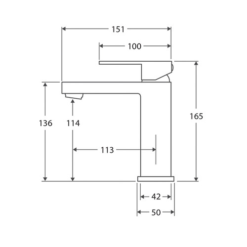 Jet Basin Mixer Tap