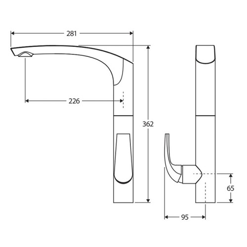 Keeto Brass Kitchen Mixer Tap The Build by Temple & ster