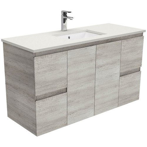 Sarah Roman Sand Edge Industrial Wall Hung Vanity Unit | The Build by ...