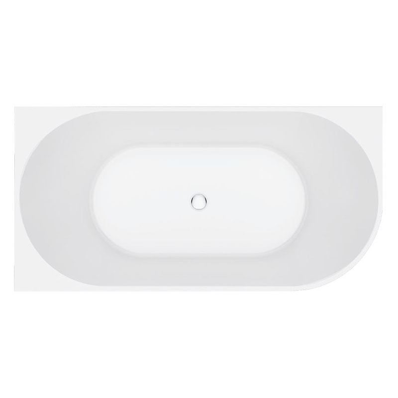 Eleanor 1500mm Acrylic Fluted Corner Bath