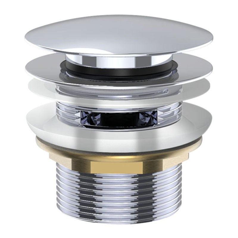40mm Brass Universal Pop-up Waste with Overflow