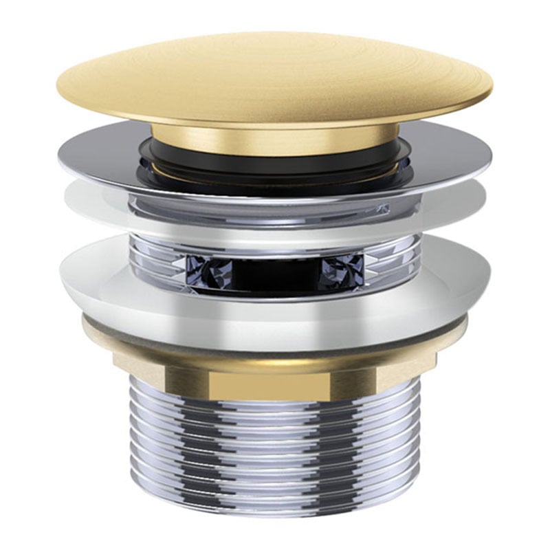 40mm Brass Universal Pop-up Waste with Overflow