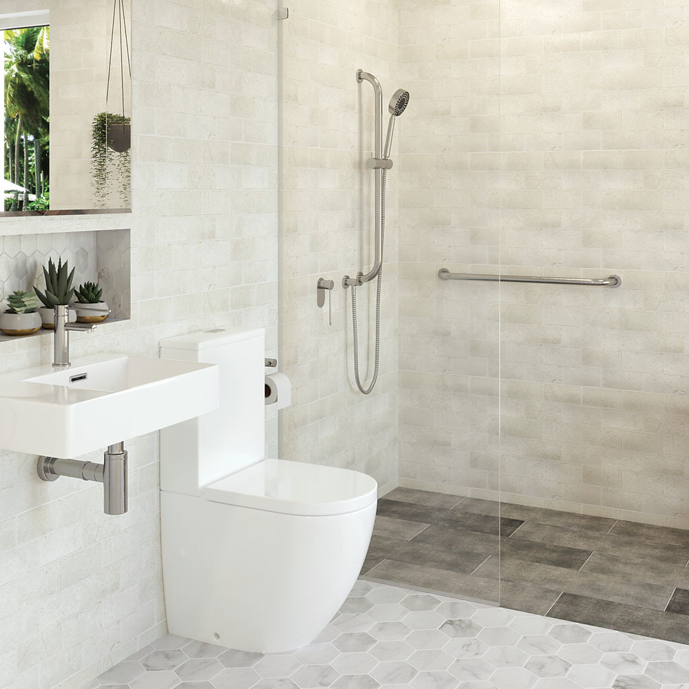 Accessible 450mm Stainless Steel Grab Rail