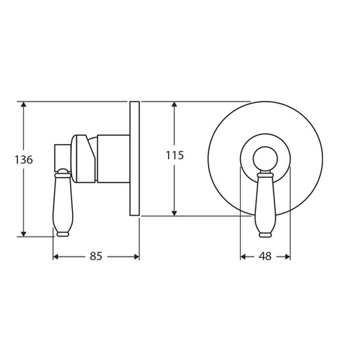 Eleanor Wall Mixer