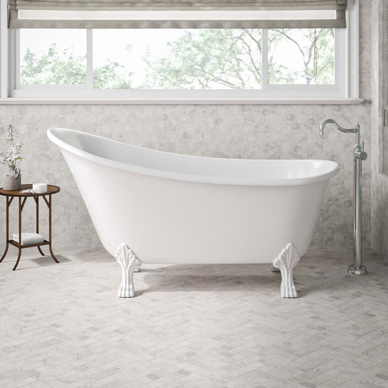Elizabeth-Acrylic-Freestanding-Clawfoot-Bath