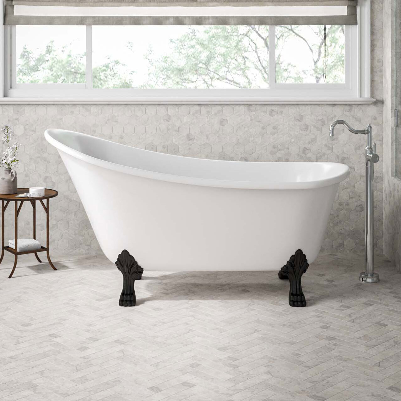 Elizabeth-Acrylic-Freestanding-Clawfoot-Bath