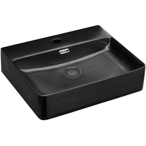 Matt Black Petra Above Counter Ceramic Basin