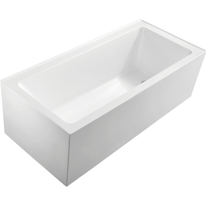 165cm Sentor Left Hand Acrylic Bath Tub