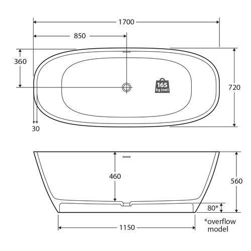 Marrisa Stone Bath Tub