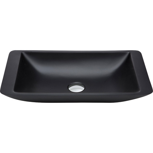 60cm Matt Black Classique Stone Basin