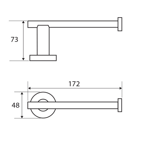 Chrome Michelle Toilet Paper Holder