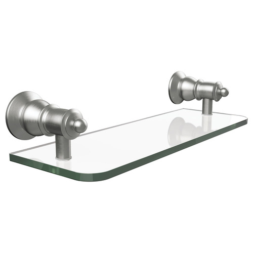 Lillian Metal & Glass Bathroom Shelf
