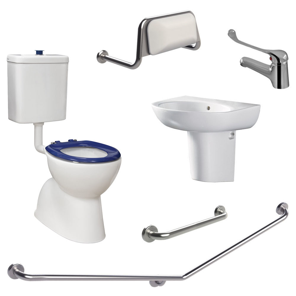 Accessible Stella Care Adjustable Link Toilet Suite Package