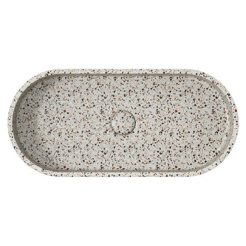 Jada 600mm Pill Concrete Above Counter Basin