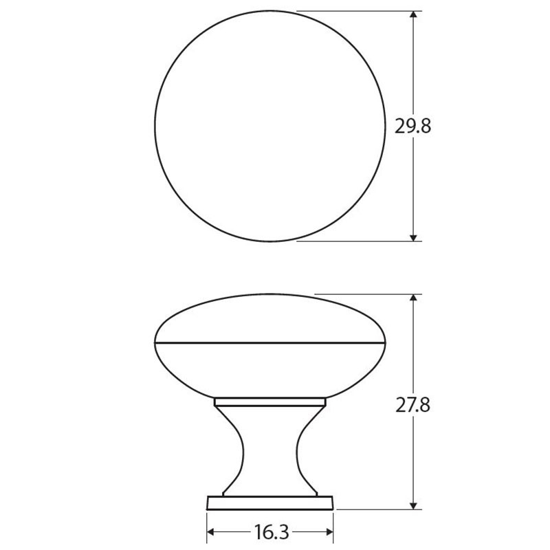 Mila Round Cabinet Knob