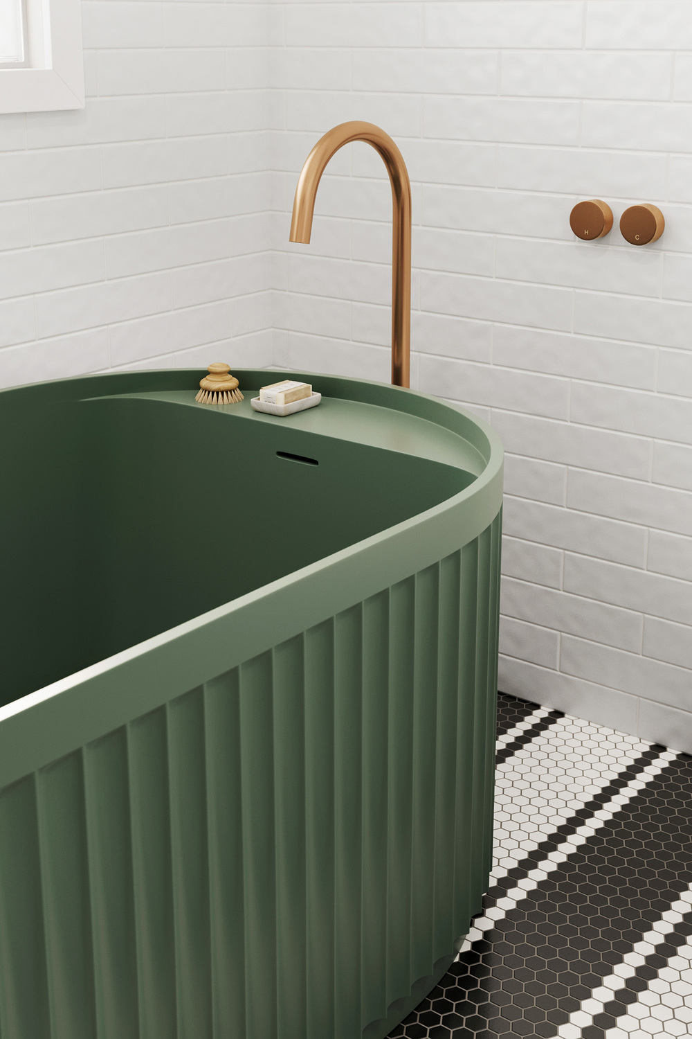 Minka-1710mm-Solid-Surface-Freestanding-Bath