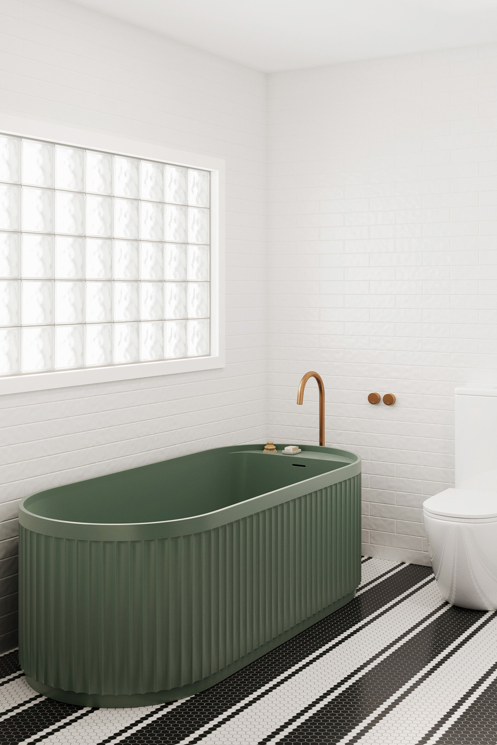 Minka-1710mm-Solid-Surface-Freestanding-Bath