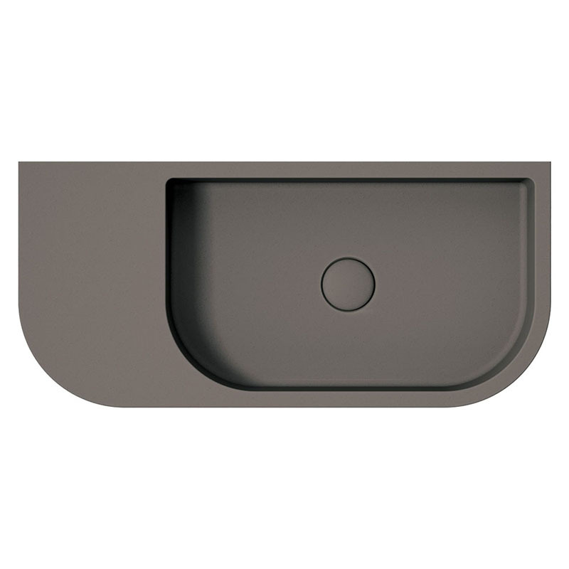 Blanca 650mm Concrete Wall Hung Basin